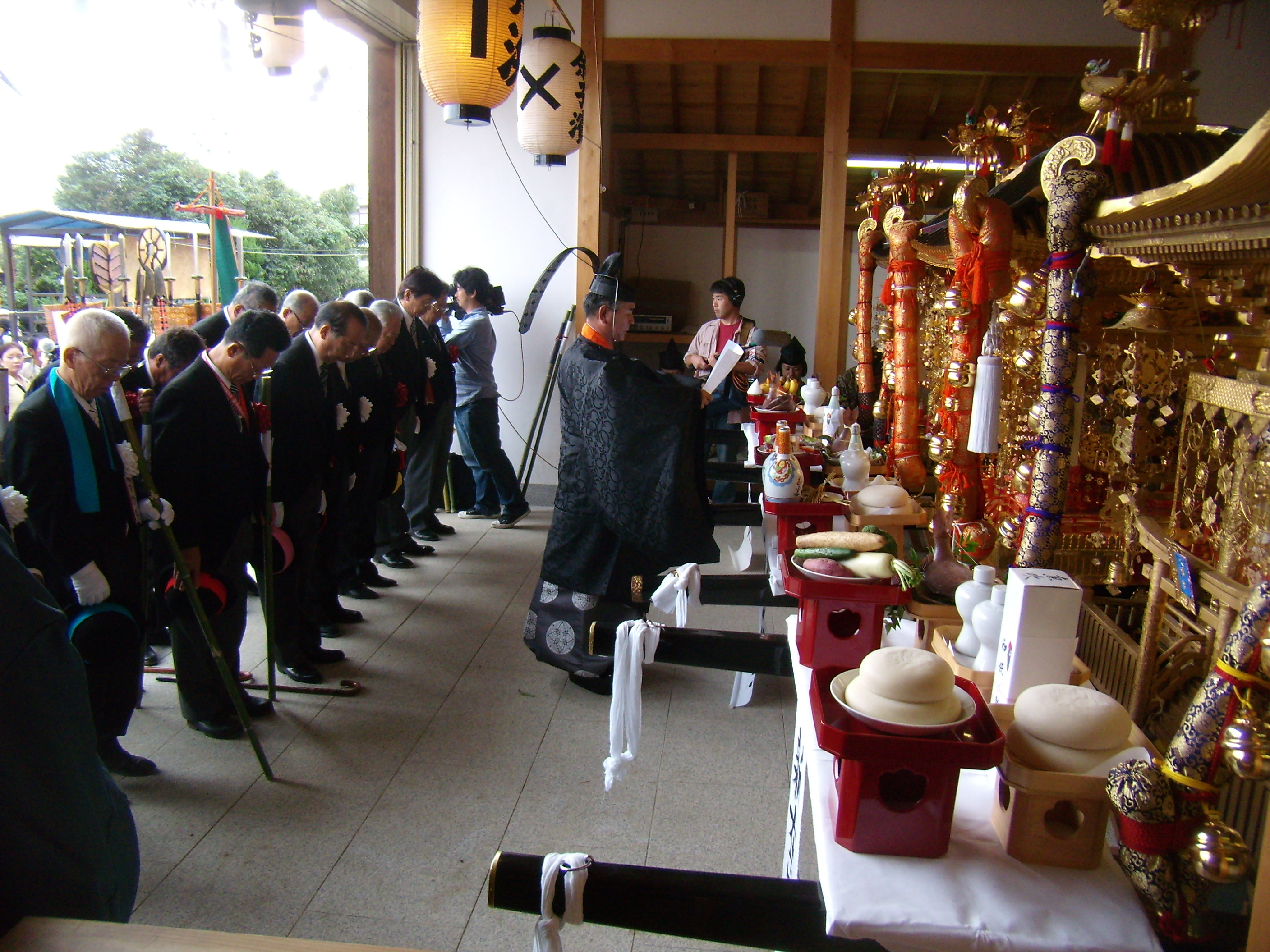 ちょうちん祭り 魚吹八幡神社 公式絵巻