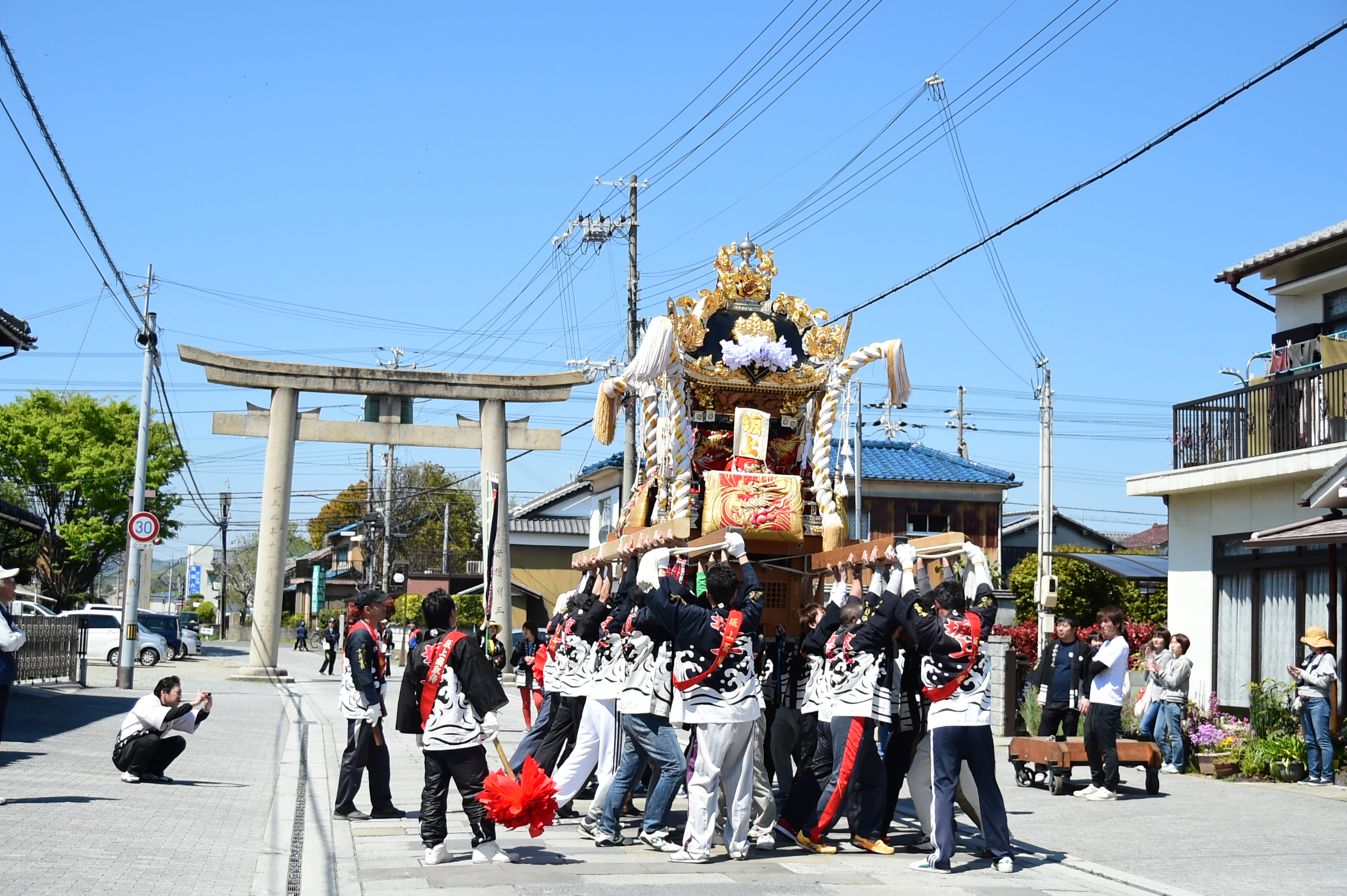 平成29年4月23日 坂上こども祭り こども屋台が宮入いたしました 魚吹八幡神社 公式絵巻